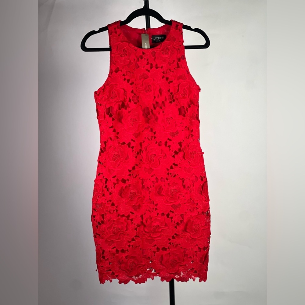 NWT J Crew Luxe lace dress - Picture 5 of 5